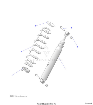 Suspension, Rear Shock Mounting - R24taa99a1 Tae/a1/ad/am/a9 (c701218-02) Schematic