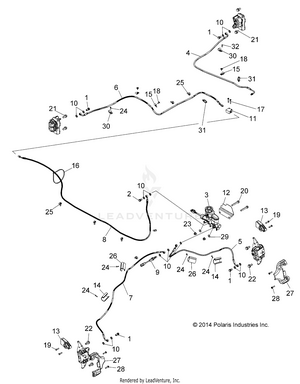Brakes, Brake Lines And Master Cylinder - Z19vce99am (49rgrbrakelines15z90060) Schematic