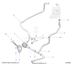 Engine, Cooling, Waterpump Asm. - Z25x4e92a4/b4 (c750296) Schematic
