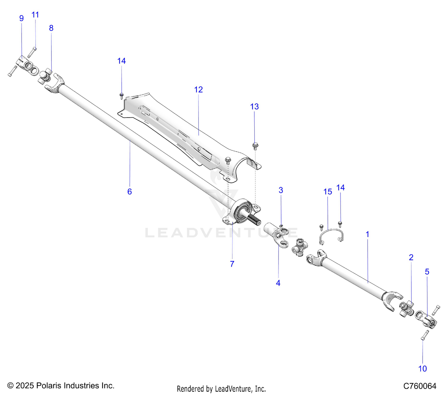 DRIVE TRAIN, PROP SHAFT - Z26NMY99A4/B4/A6/B6 (C760064)