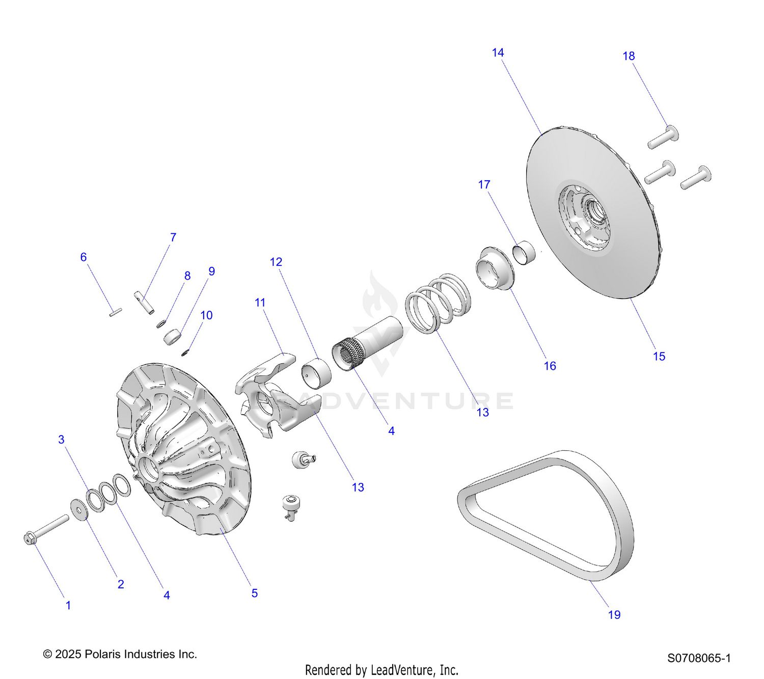 DRIVE TRAIN, CLUTCH SECONDARY