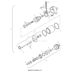 Starting Motor - A01ch50ad (4960026002d014) Schematic