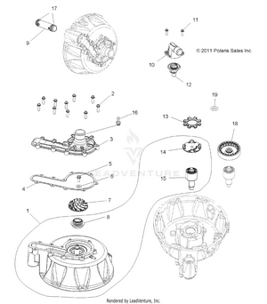 Engine, Cooling System And Water Pump - A12zn8efk/efo (49atvwaterpump12sptrgeps850) Schematic