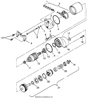 Starting Motor (blazer) Trail Blazer W97ba25c (4940124012d009) Schematic