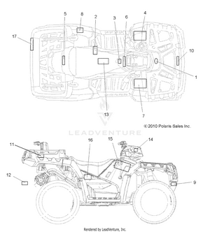 Body, Decals - A12tn55aa/az (49atvdecal12spx2550) Schematic