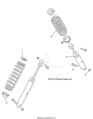 Suspension, Rear Shock - R18rve99nx (49rgrshockrr14crew) Schematic