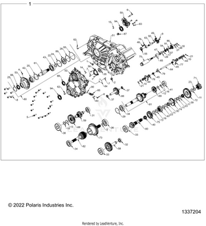 Drive Train, Gearcase, Main, Internals - Z25r4d2kak/bk/aj/bj/am/bm (1337204) Schematic