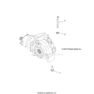 Drive Train, Gearcase Mounting, Front - A17sxa85a1/a7/sxe85ab/am/as/a9 (49atvgearcasemtg15850sp) Schematic