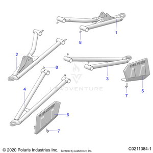 Suspension, Front A-arms - A22sva85a3 (c0211384-1) Schematic
