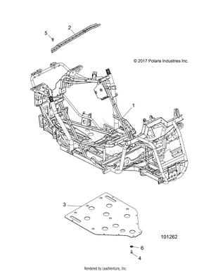 Chassis, Main Frame And Skid Plate - A18daa50b7 (101262) Schematic