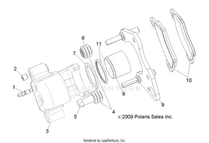 Brakes, Front Caliper - R12rh45ag/ah/ar (49rgrcaliper10) Schematic