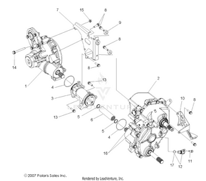 Gearcase, Differential Mounting - R08vh76ad/ag (49rgrtransmtg08vista) Schematic