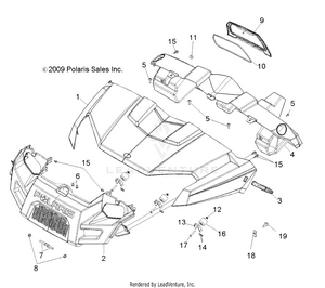 Body, Hood, Dash And Grill - R10rc08ga/gh/fa/fh (49levhood10sdw) Schematic