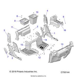 Body, Front  Floor And Rockers - R19rse99n1 (c700144) Schematic