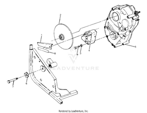Right Hand Gearcase And Brake Mounting (4916341634029a) Schematic