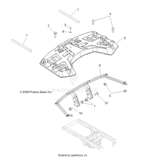 Rack, Rear - A07lb27aa/ac/lh27aa/ab/ac/ad/al (49atvrackmtg07hawk) Schematic