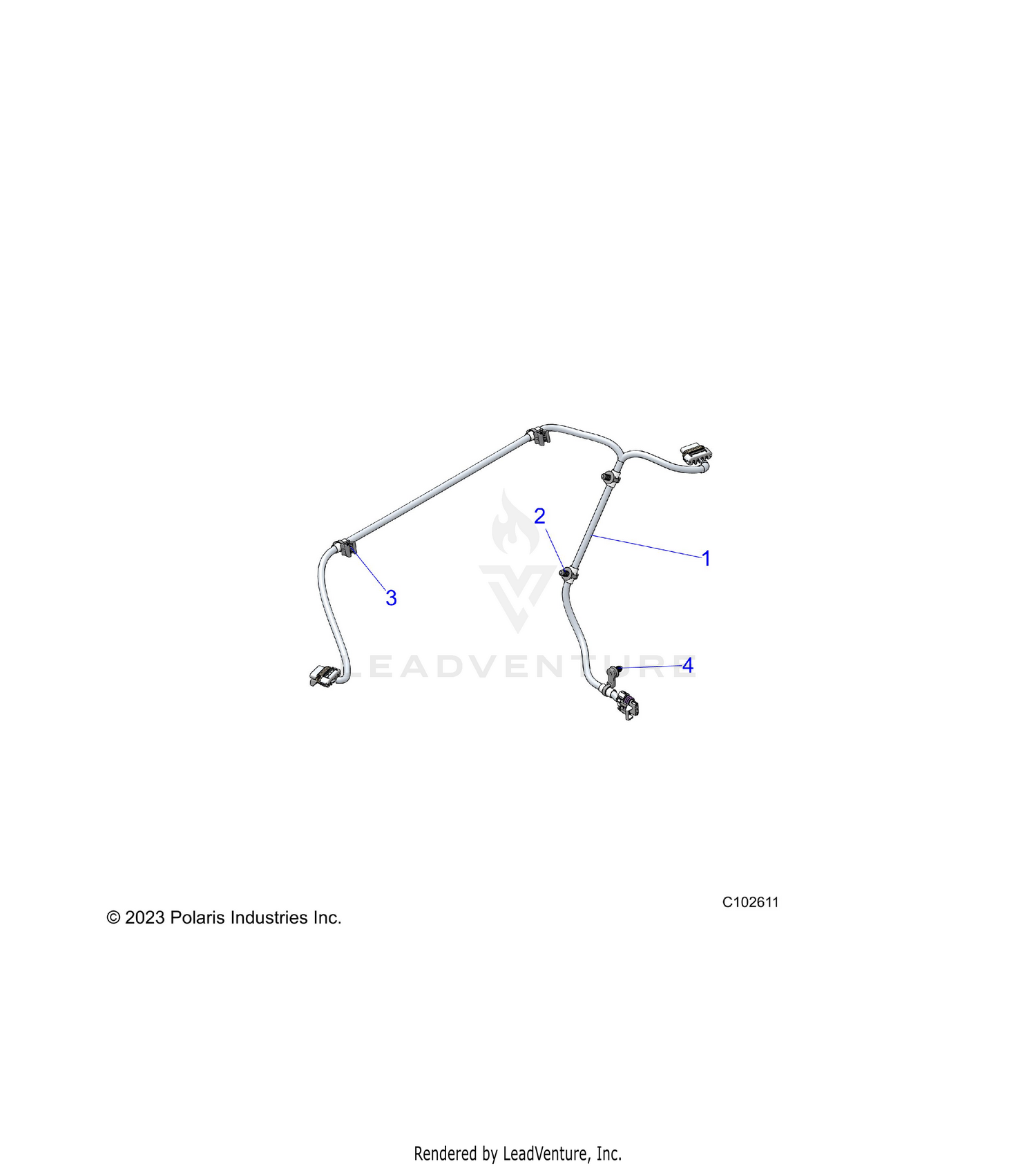 ELECTRICAL, TAILLIGHT HARNESS - A26SDZ57AB (C102611)