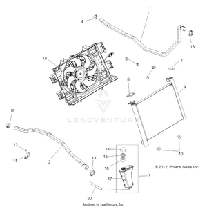 Engine, Cooling System - A14zn8efp (49atvcool13spxp850) Schematic