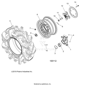 Wheels, Rear And Hub - A19sxn85a8 [100112] Schematic