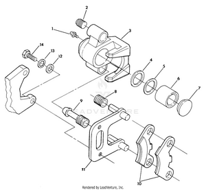 Front Brake Assembly (4918541854034a) Schematic