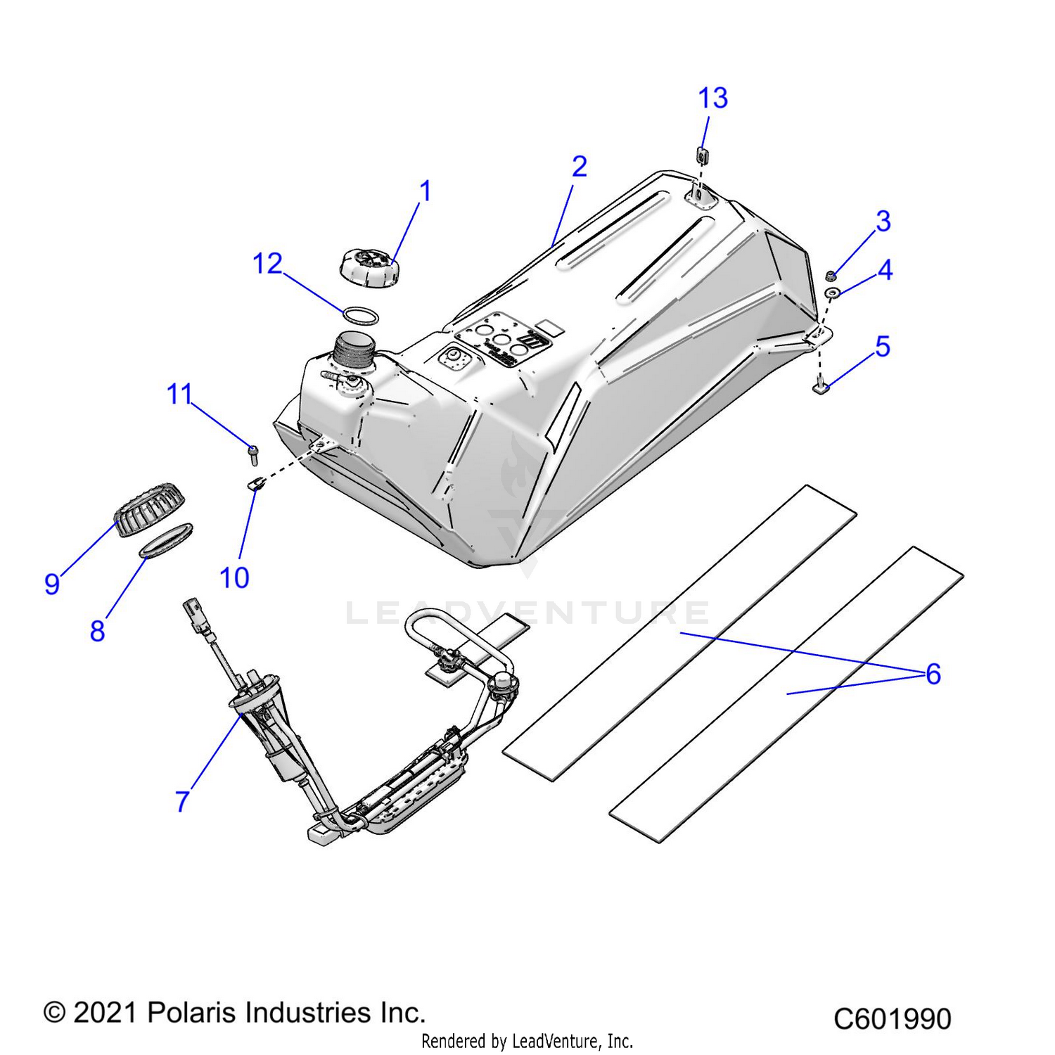 FUEL SYSTEM, FUEL TANK AND PUMP - S26TGM8MS (C601990)