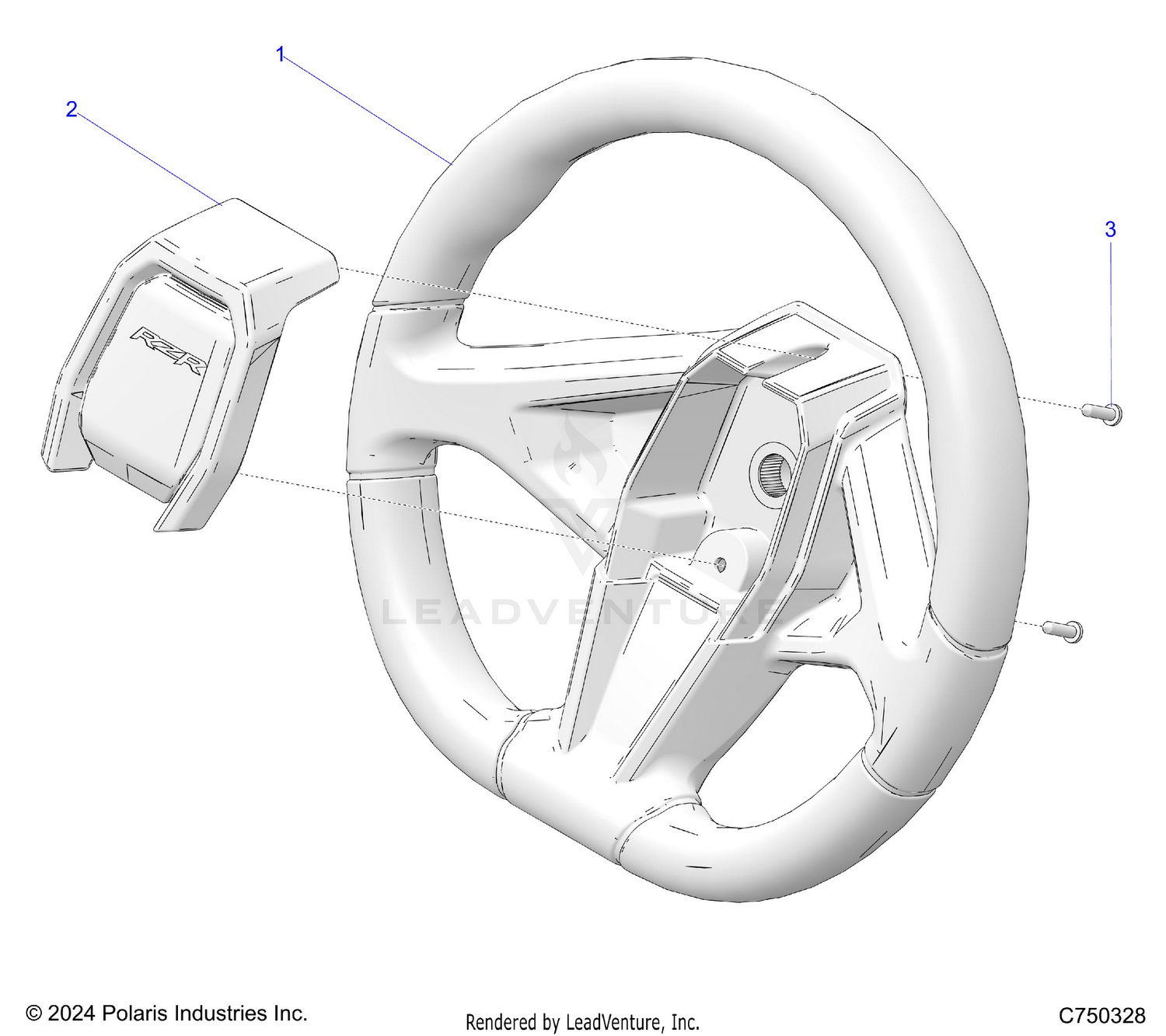 STEERING, WHEEL - Z26S4E92A4/B4/A6/B6 (C750328)