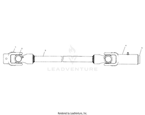 Prop Shaft - A01ch50ad (4960026002b004) Schematic