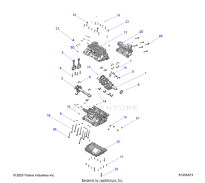 Engine, Crankcase And Crankshaft - R24t6a99a1/b1 T6ead/bd/am/bm/a9/b9 (s1205831) Schematic