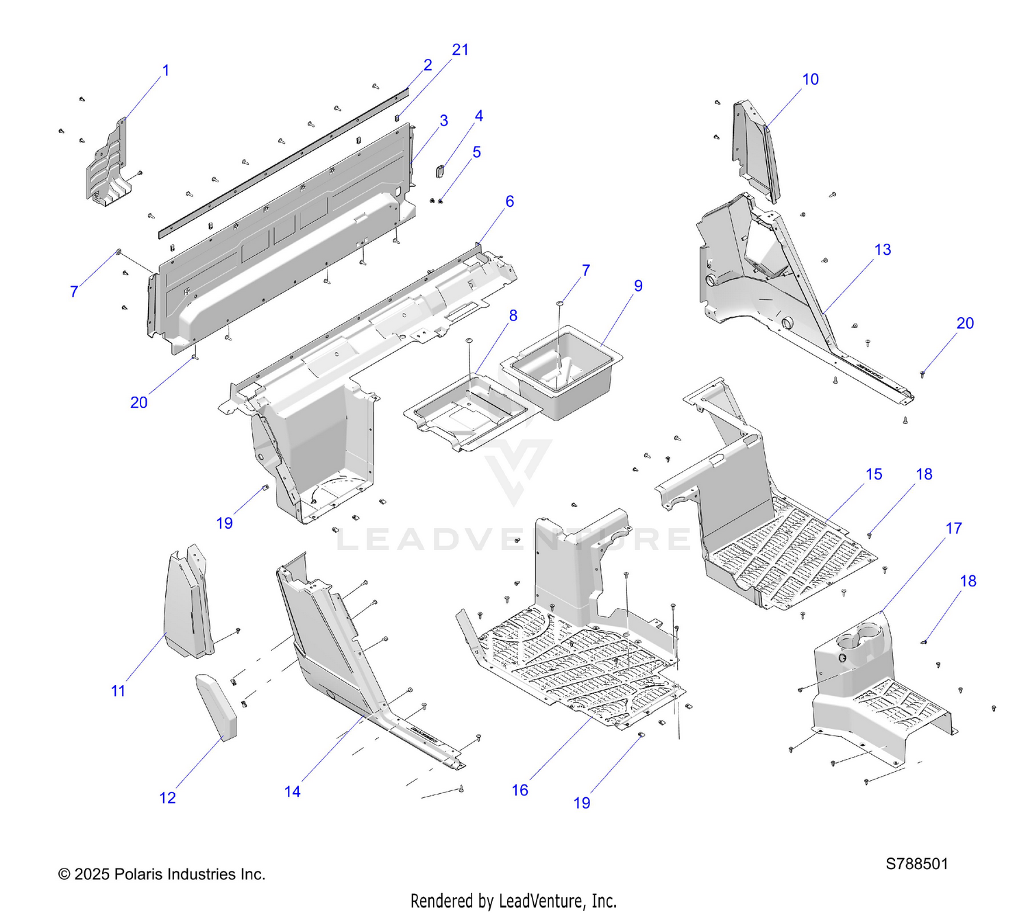 BODY, FLOOR, REAR - R26RSE99NH  (C788501)
