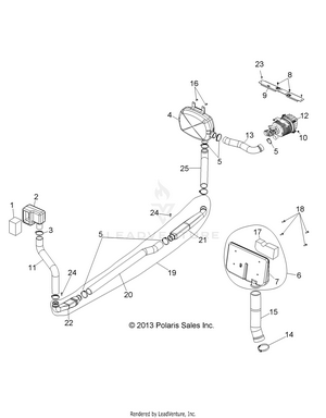 Engine, Clutch Air Intake - R14wh76aa/eac (49rgrairintake14800crew) Schematic