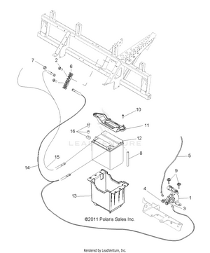 Electrical, Battery - R12wh50ag/ah/ak/ar (49rgrbattery12500crew) Schematic