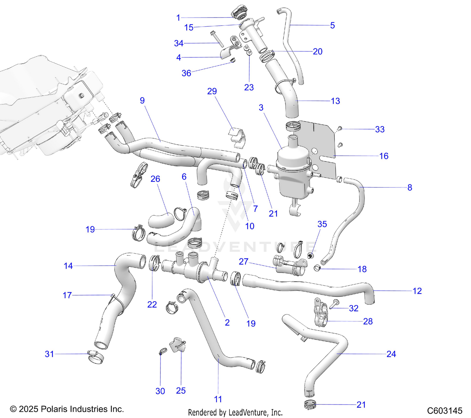 ENGINE, COOLING - S26AJN8RSL/RSM/AJT8REL (C603145)