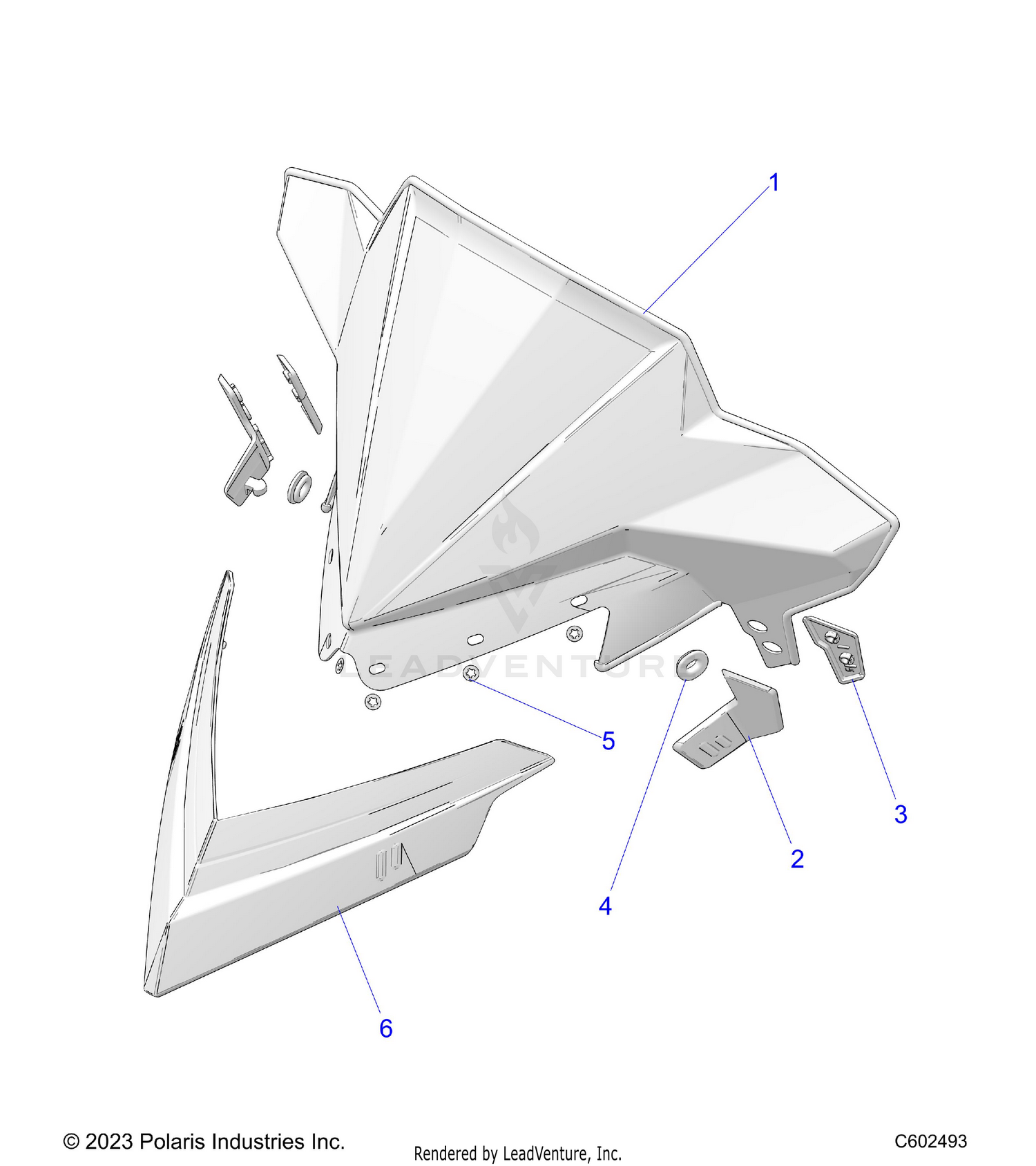 BODY, WINDSHIELD - S26TFN6RSP/RSL (C602493)