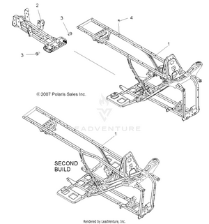 Chassis, Frame - A08lh27aw/ax/az (49atvframe08sp300) Schematic