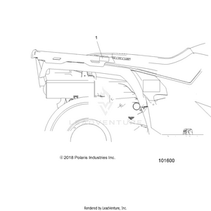 Body, Rear Rack Additioinal Red Reflector (from 9/3/2018) - A19sda57b7/l7/sdd57lu/sde57b5 (101600) Schematic