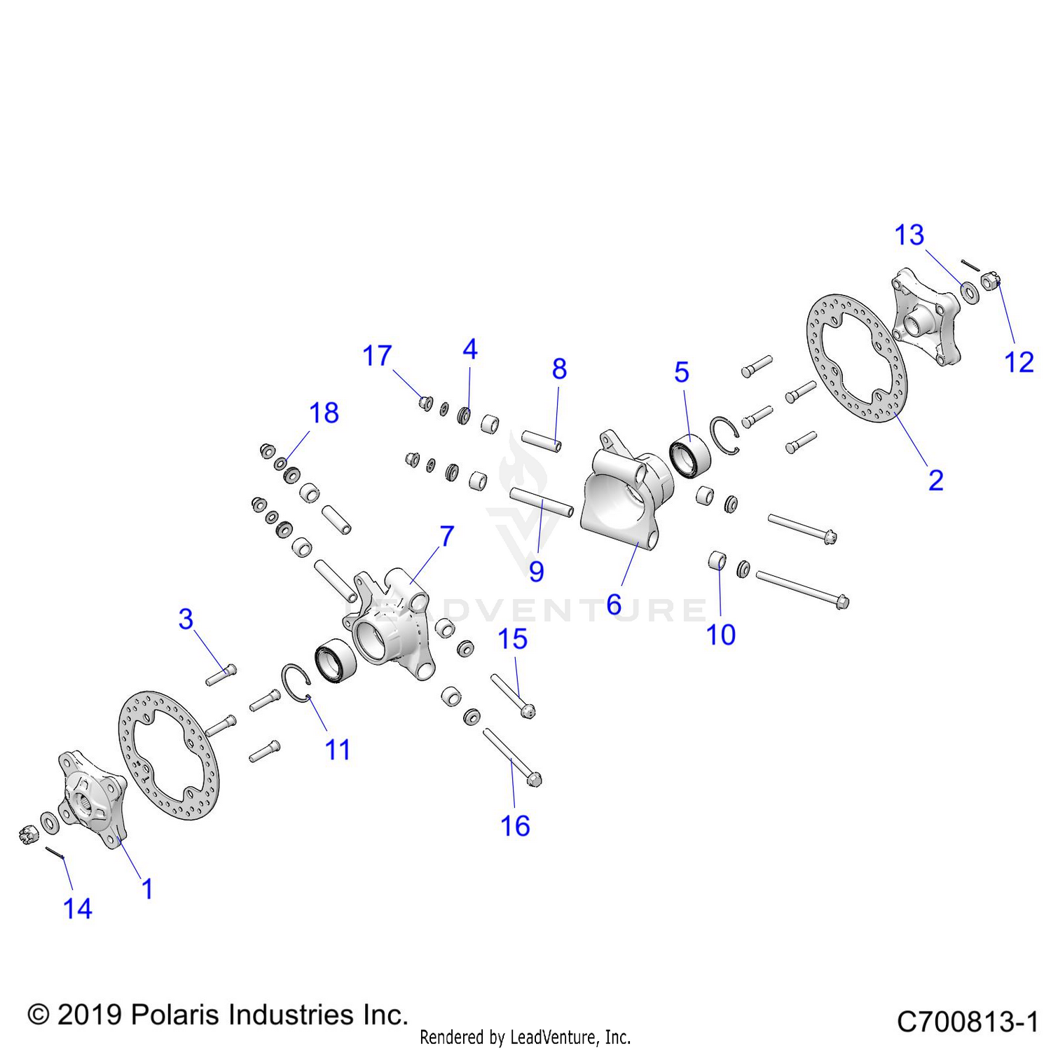 SUSPENSION, REAR CARRIER - G22GXJ99AC/AJ/BC/BJ (C701118-2)