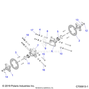 Suspension, Rear Carrier - G23gmk99a/99b (c700813-1) Schematic