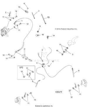 Brakes, Brake Lines - A19sea50b1/b7/see50b7/b3/seg50b4 [100579] Schematic