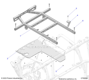 Chassis, Box Mounting - Z25r4d2kak/bk/aj/bj/am/bm (c750080) Schematic