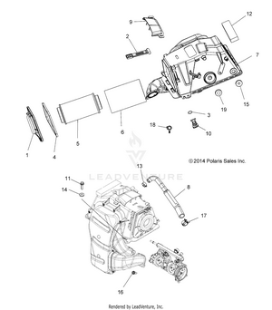 Engine, Air Intake - A15sxe85as/am/a85aa/ac/aj (49atvairintake15850sp) Schematic