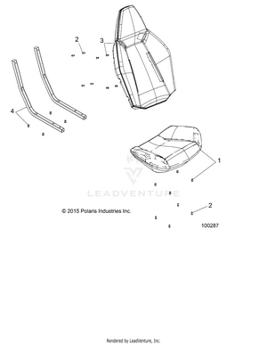 Body, Seat Asm. - A17dae57am (100287) Schematic