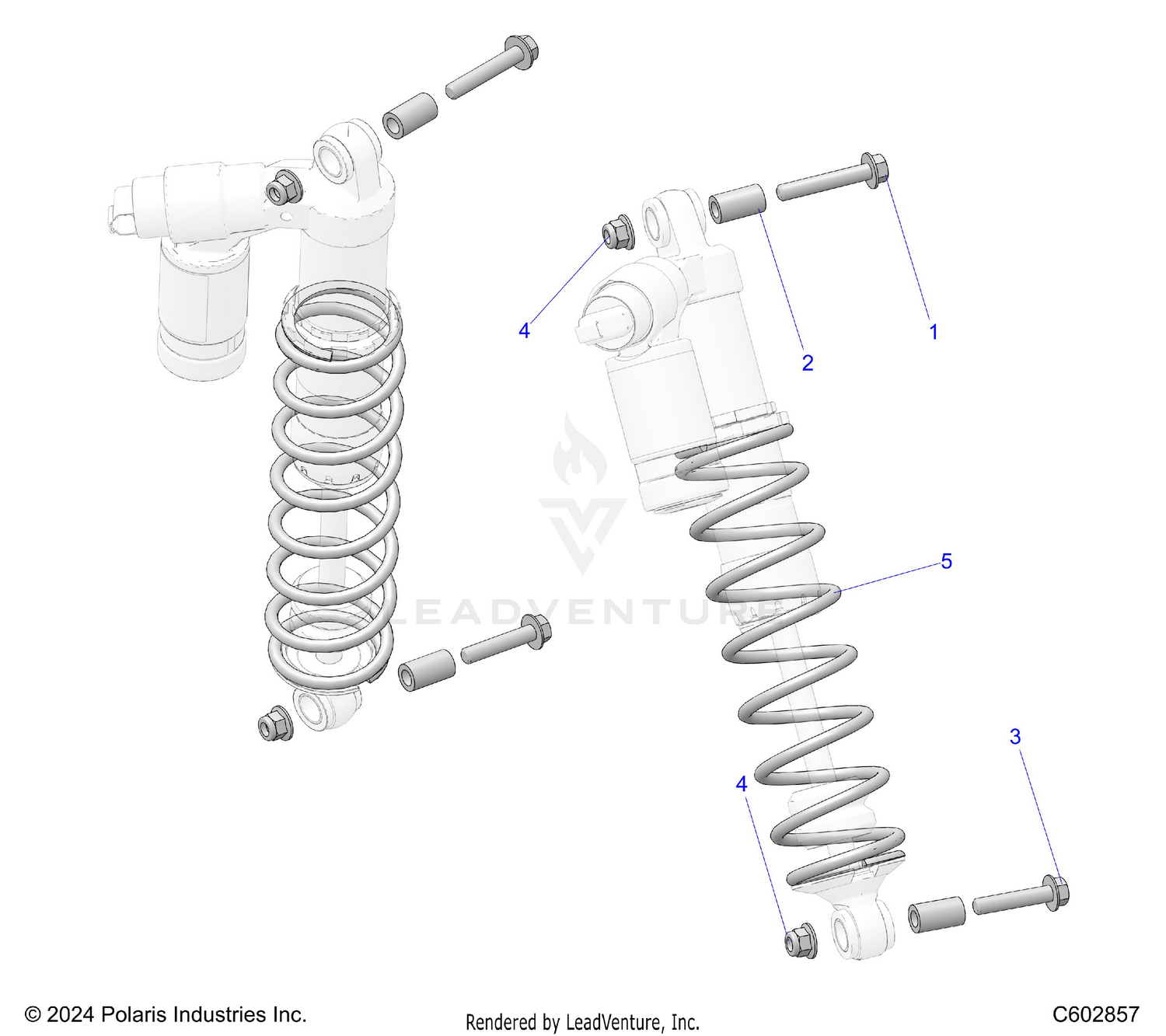 SUSPENSION, SHOCK MOUNTING, IFS - S26TDZ8RS (C602857)