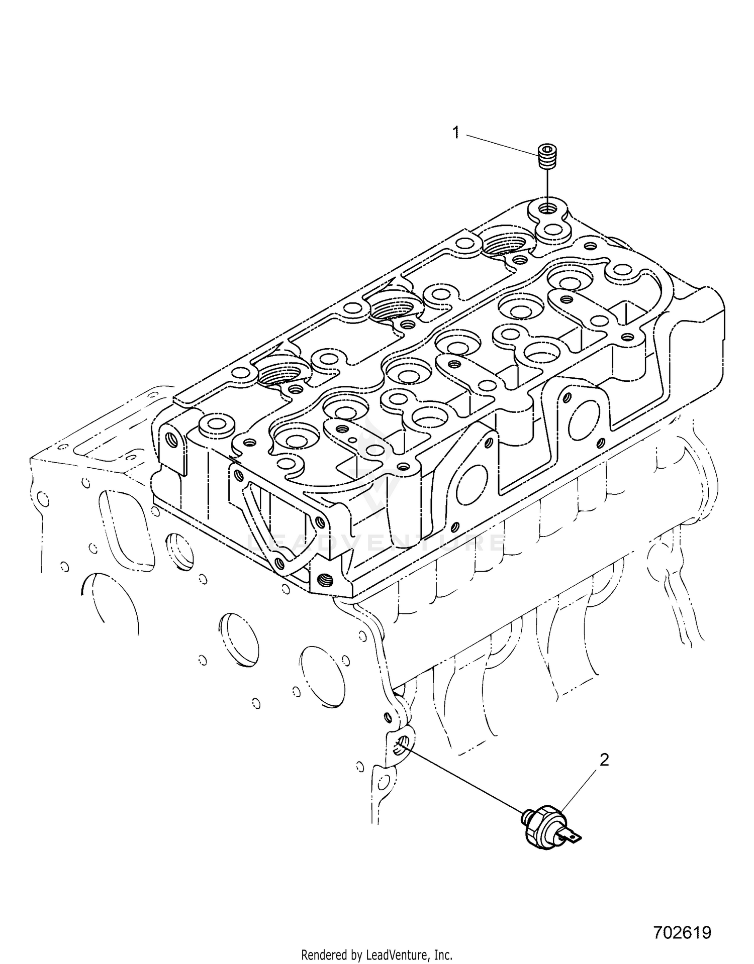 ENGINE, OIL SWITCH - R24RRED4FA/DA/SD4CA/CK (702619)