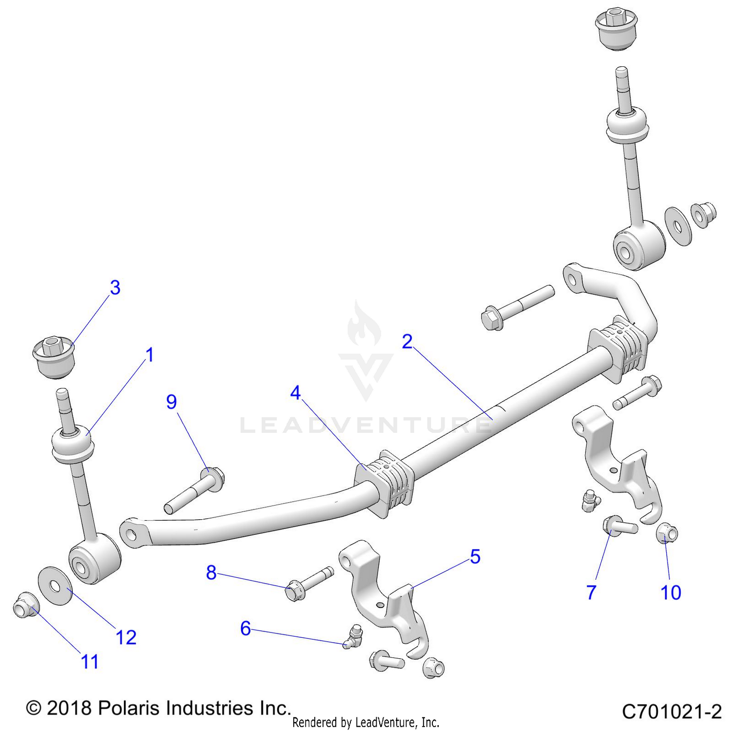 SUSPENSION, FRONT STABILIZER BAR - Z24A5E87A501021-2)
