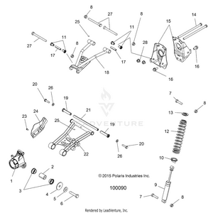 Suspension, Rear - A19sea50b1/b7/see50b7/b3/seg50b4 [100090] Schematic
