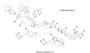 Exhaust System - A06gj50aa/ab/ac (4995119511a12) Schematic