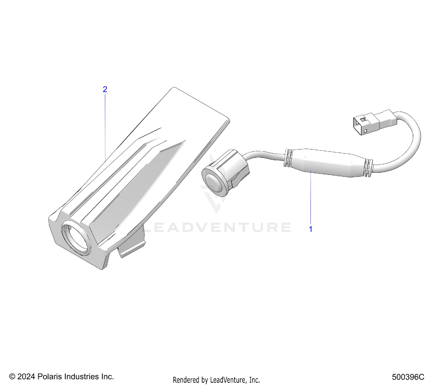 ELECTRICAL, BACKUP CAMERA - T26AARGB/HB (500396C)