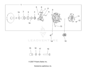 Drive Train, Primary Clutch - A09cl76aa (49atvclutch08sp800efi) Schematic