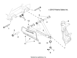 Suspension, A-arm And Strut Mounting - R12wh50ag/ah/ak/ar (49rgraarm11500crew) Schematic