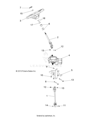 Steering, Power Steering - R14rh7eaz (49rgrsteering14570crewpwr) Schematic